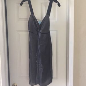 Barneys New York COOP Black Silk Dress